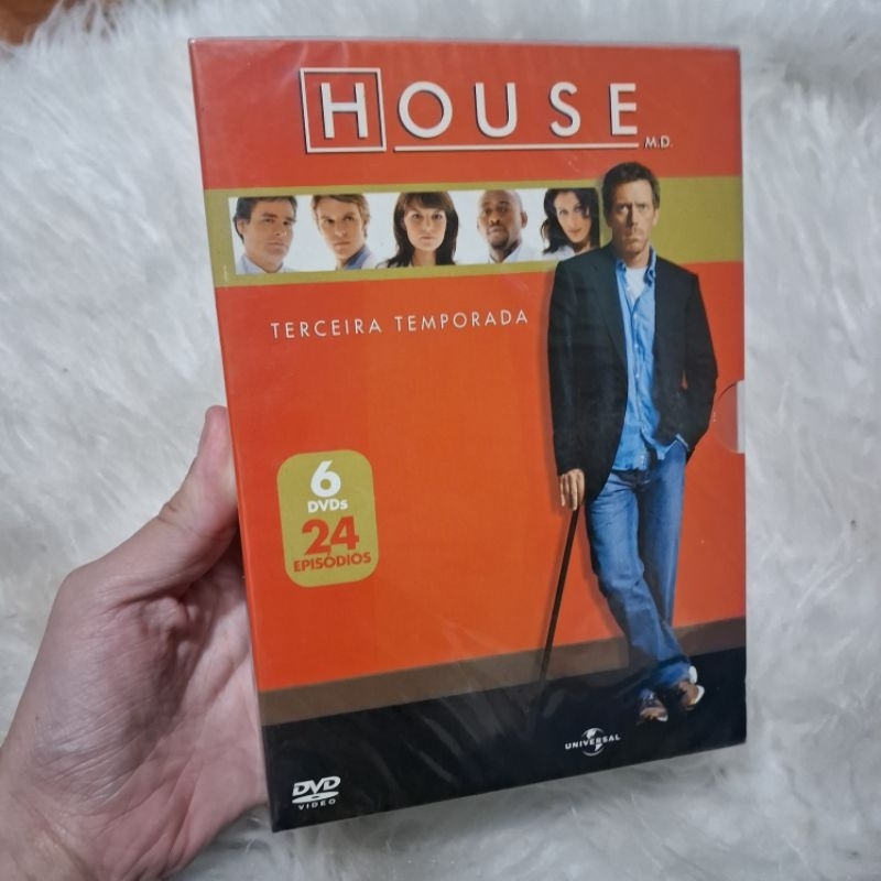 Box Dvd série Dr. House - 1, 2, 3, 4, 5, 6 Temporadas Completas