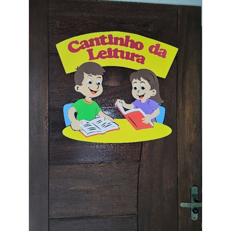 Painel para Sala de Aula : Cantinho da Leitura em Eva 55x60 cm, Painel ...