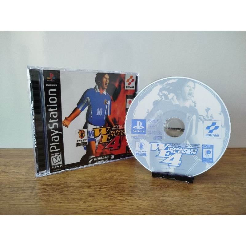 Jogo winning eleven 4 playstation 1 shopee brasil