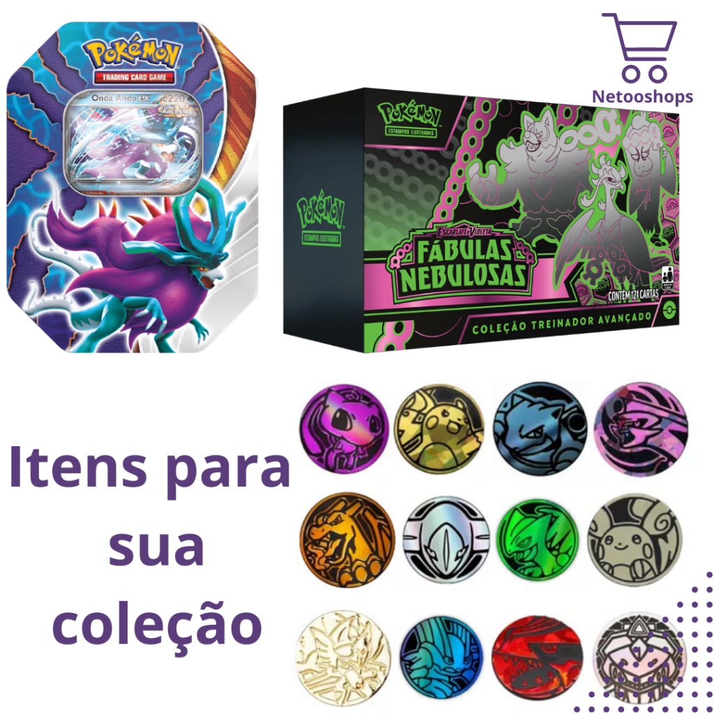 Itens Colecionaveis de Pokémon - Diversos Modelos