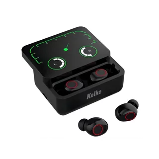 FONE DE OUVIDOS KOLKE SEM FIO C BLUETOOTH PRETO KAB-652