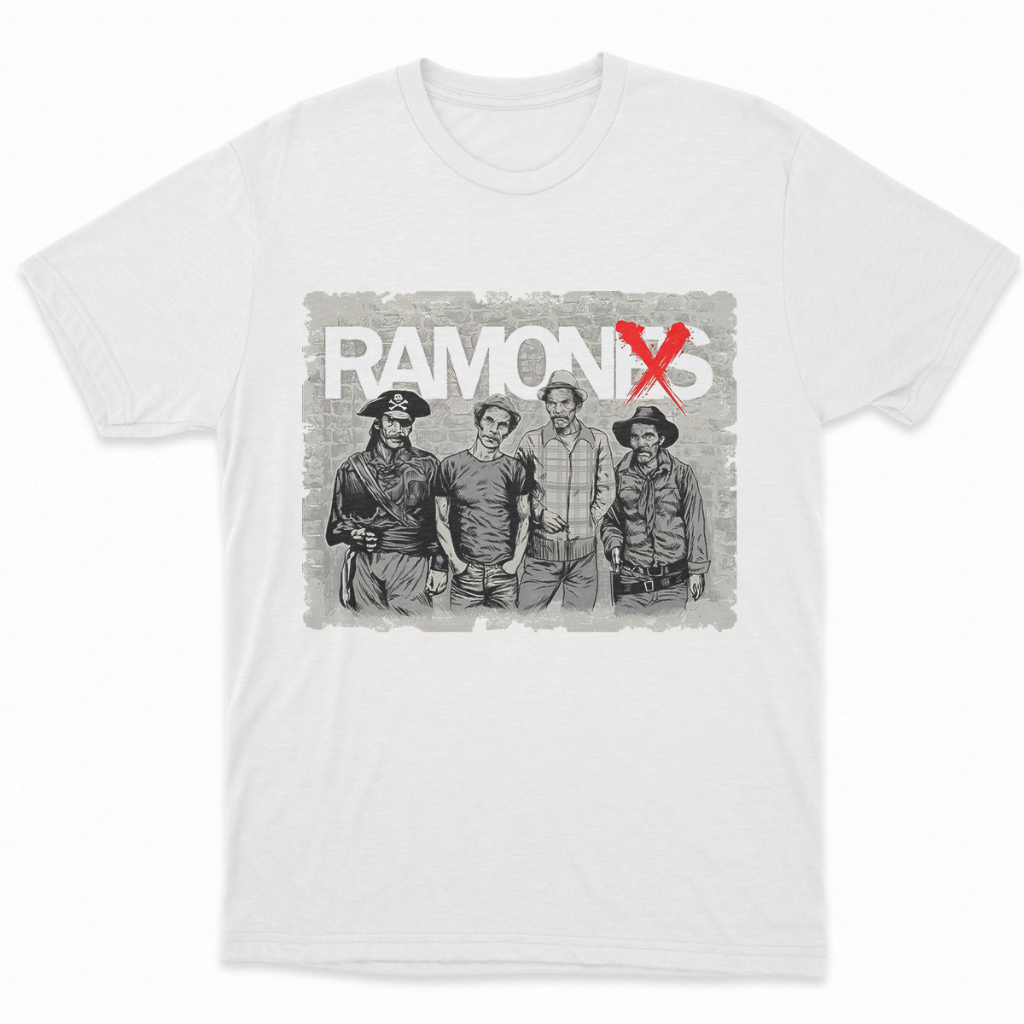 Camiseta Meme Ramones Seu Madruga Joss Chaves 100% Algodão