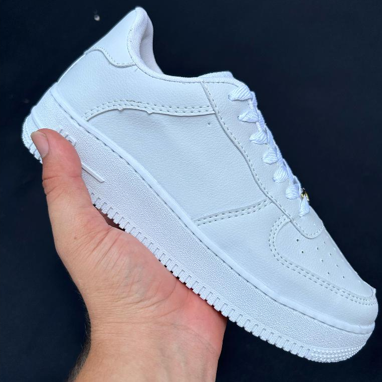 Tenis Feminino Masculino Casual sem marca Tênis Branco Ultra Confortável Promoção Aproveite Envio Rápido