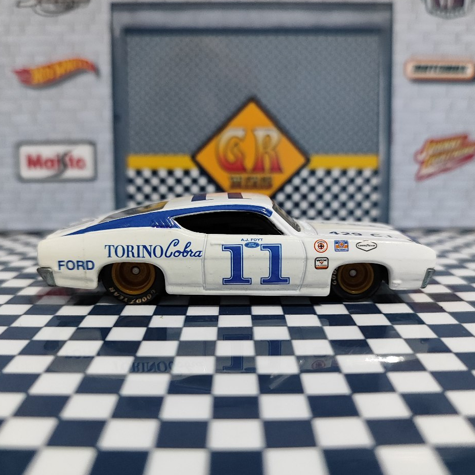 Hot Wheels 69 Ford Torino Talladega (Vintage Racing) -Loose