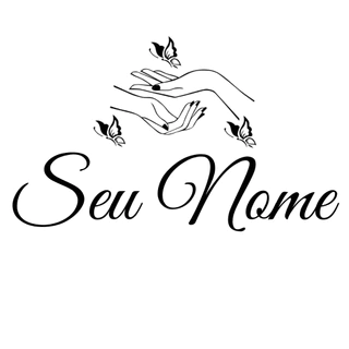 Adesivo de Parede Decorativo Manicure 60x45cm (SOMENTE NOME E ESPECIALIDADE)