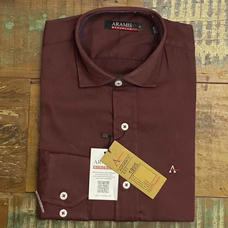 Camisa social masculina manga longa fio 60 com elastano a
