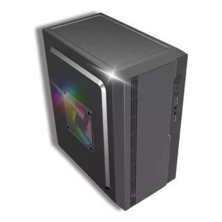Gabinete Office Micro ATX BT02 Preto Brotherss - Compacto, Barato e Ideal para Escritório e Home Office