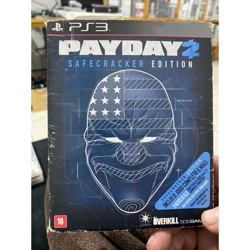 Payday 2 Safecracker Edition Ps3 Com Luva