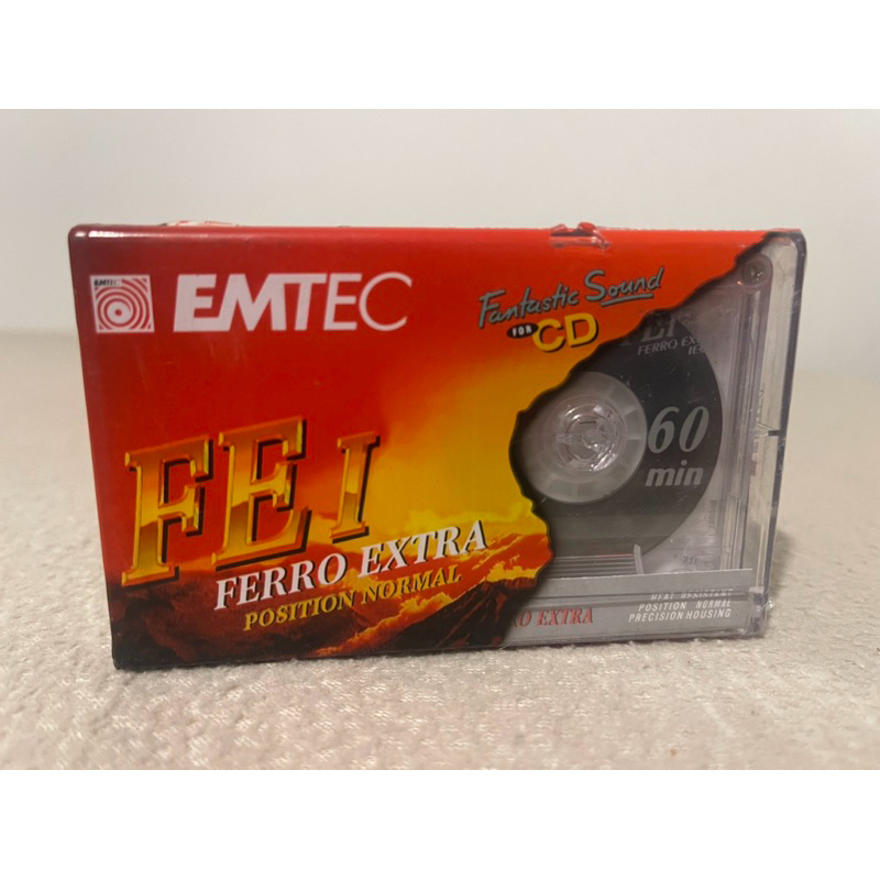 3 X EMTEC FE I 60 CASSETTE/BLANK AUDIO TAPE 60 min Type I