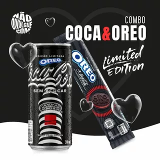 Oreo e Coca Cola Edição Limitada - Collab Coca Cola e Oreo