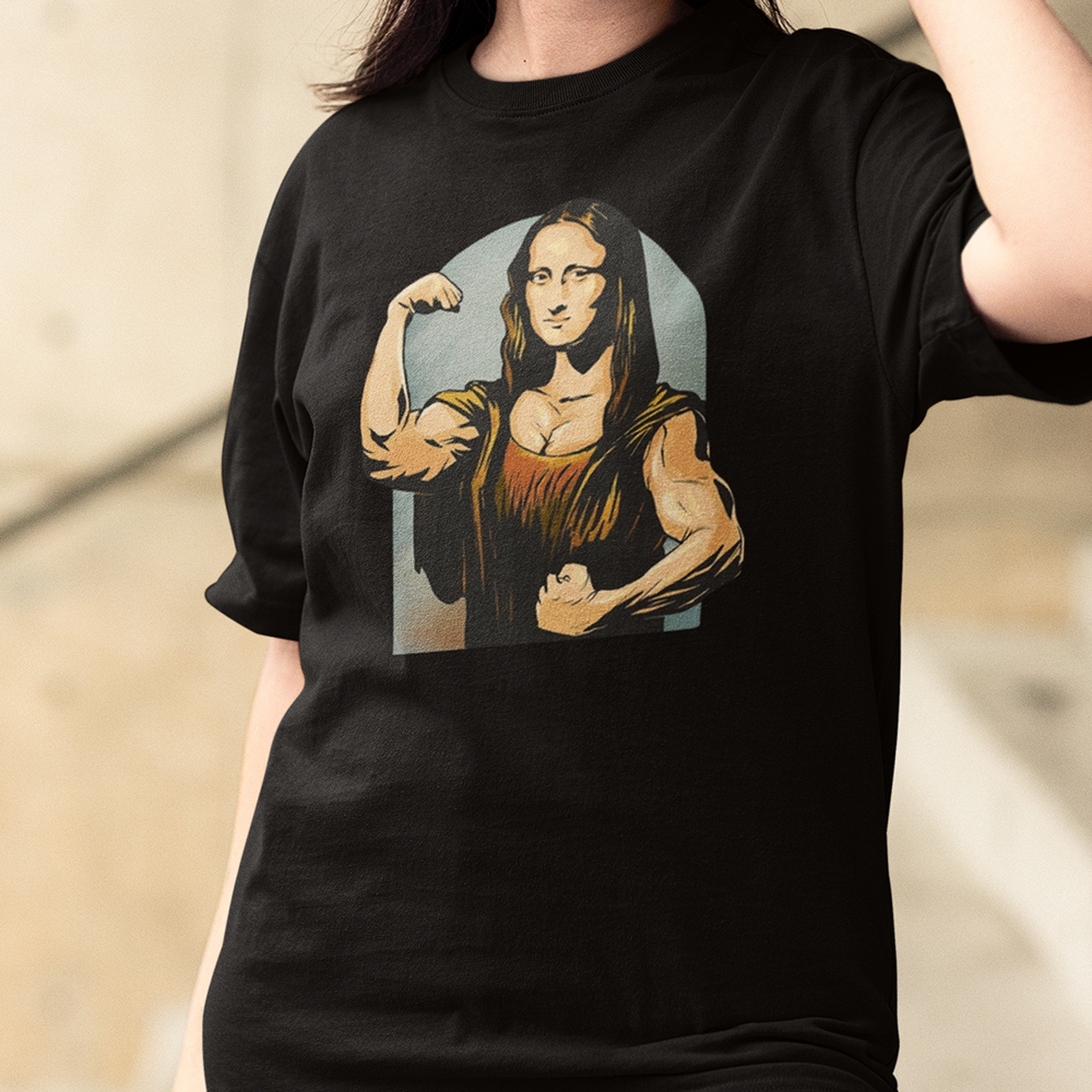 Camiseta Feminina Blusão de Treino Monalisa Maromba Oversized Academia ...