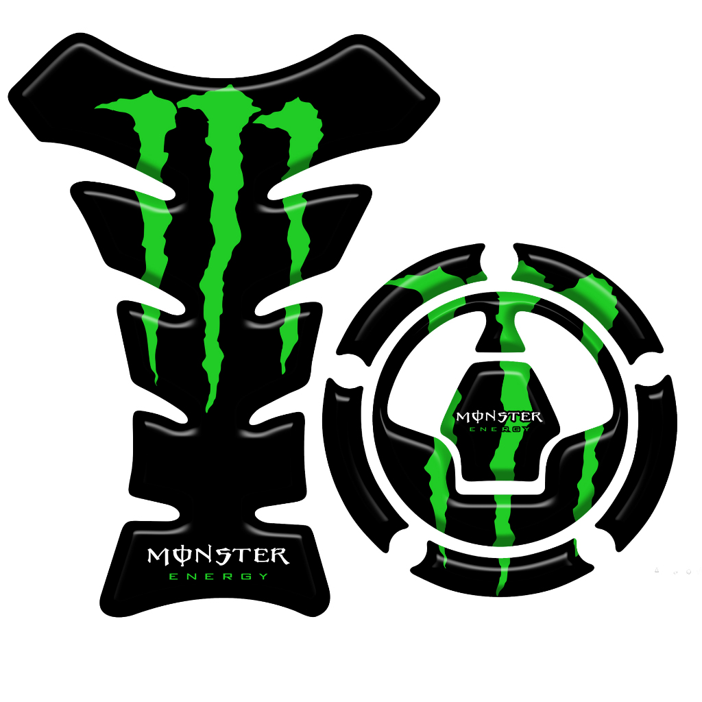 Tank Pad Protecteur Réservoir Moto Kawasaki Z750 - Autocollant 3D Noir/Vert 21x12 Cm