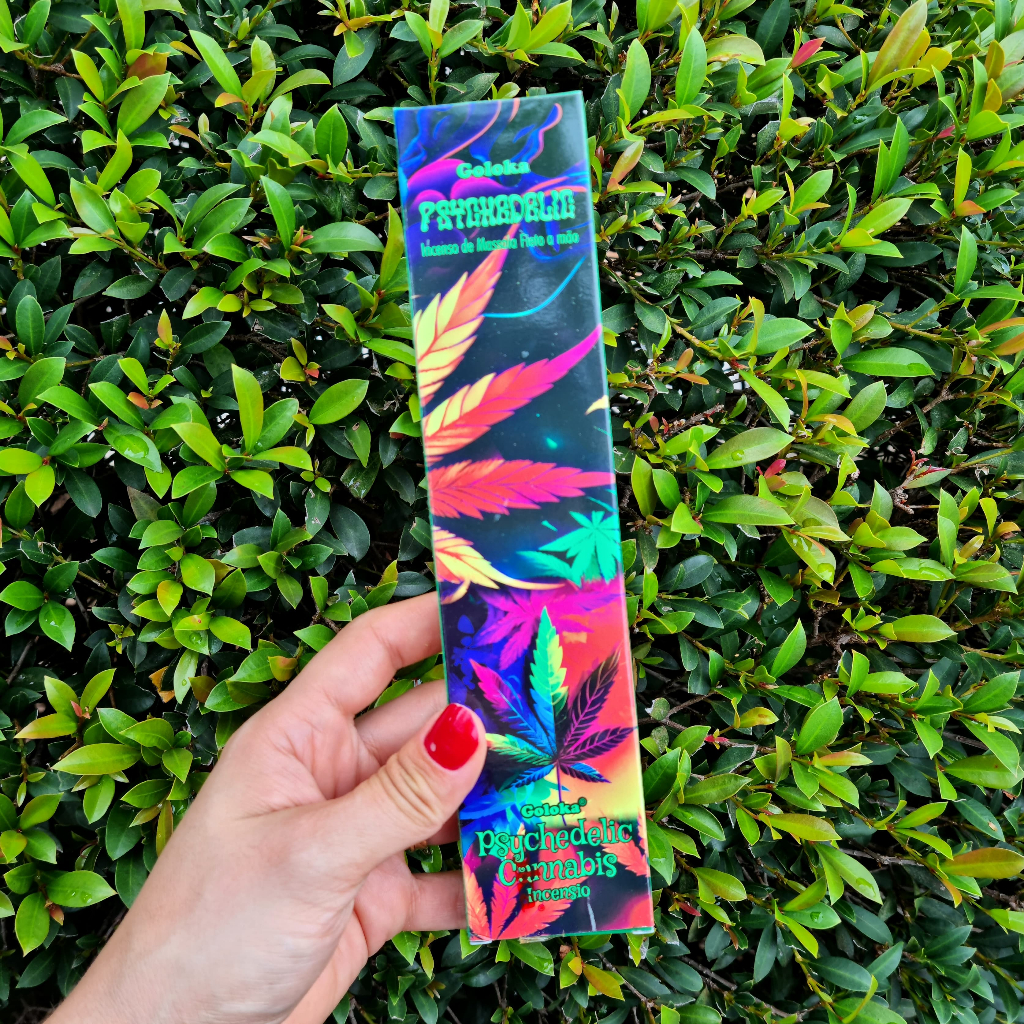 Incenso Goloka black Psychedelic ervas
