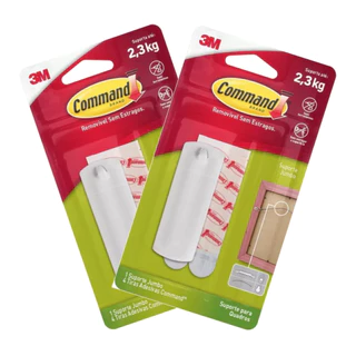 02 Gancho Suporte Para Quadros Command 3m Suporta Até 2,3kg
