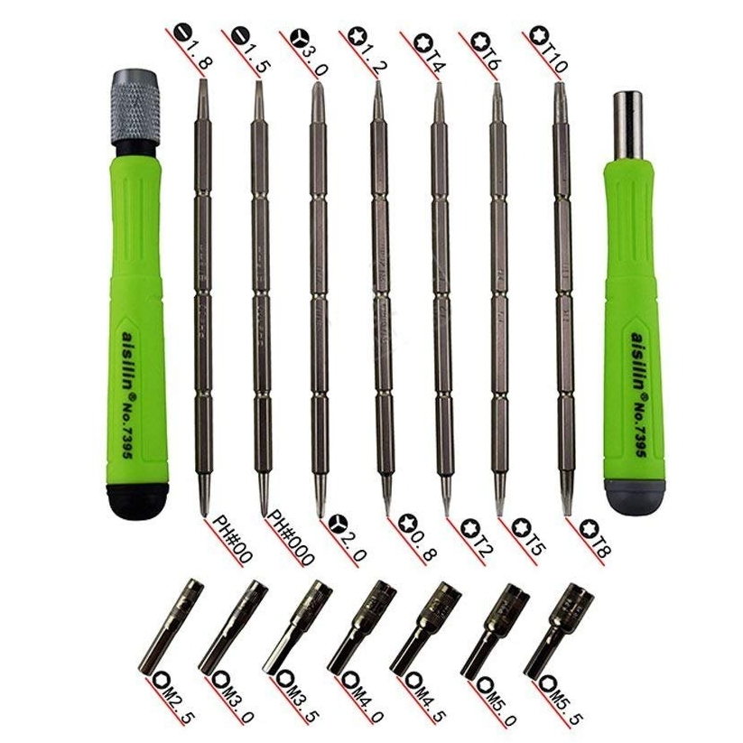 Kit Chaves Abrir Celular 16 em 1 Jogo Ferramentas Para Reparo Celular