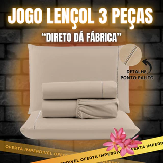 Jogo De Lençol 400 Fios 3 e 2 Peças Não Faz Bolinhas Diversos Tamanho Solteiro Casal Queen King em Oferta na Shopee