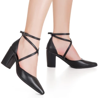 Sapato Feminino Scarpin Tiras Cruzadas Salto Alto Grosso Original GiGiL em Oferta na Shopee