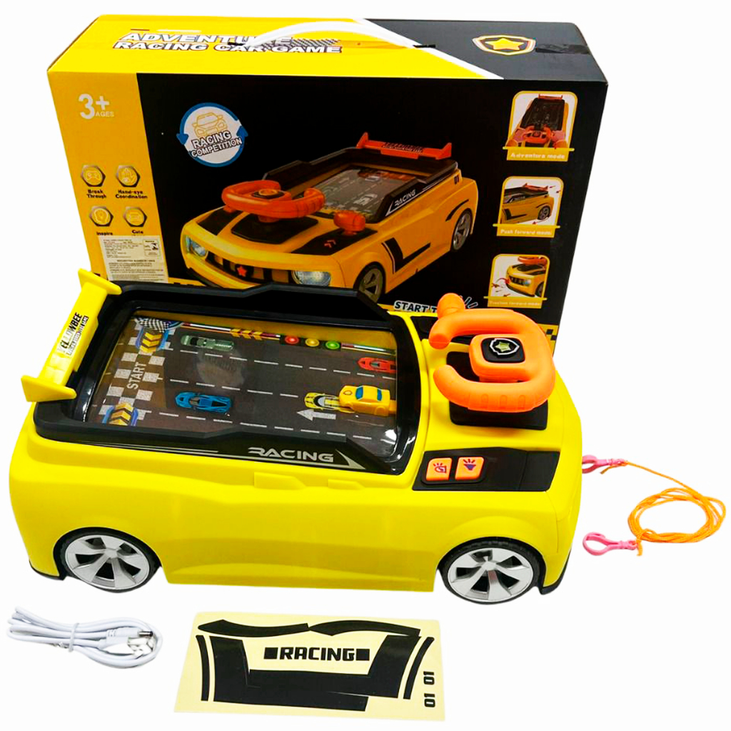 Simulador Dirigir Carro Jogo Volante Pista Corrida Infantil