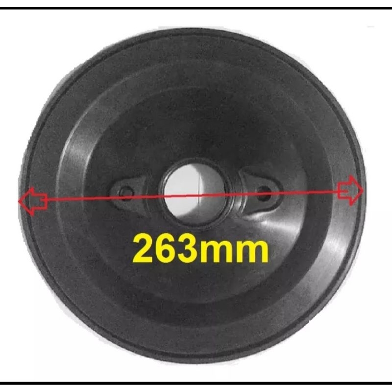 DIAFRAGMA SERVO FREIO HONDA CIVIC G10 ELX 2.0- 2017 a 2019, NEW CIVIC 17/19- 263 mm