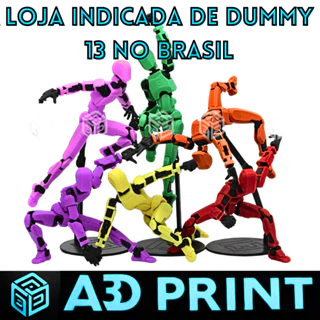 Boneco Dummy 13 - Boneco Articulado Action Figure Brinquedo Educativo + Kit Armas Varias Posições 3D em Oferta na Shopee
