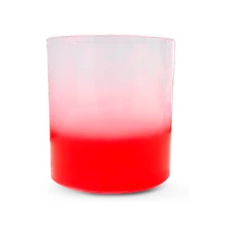 Copo de Whisky Degradê com borda metalizada Personalizados Kit com 15 unidades 1 lado