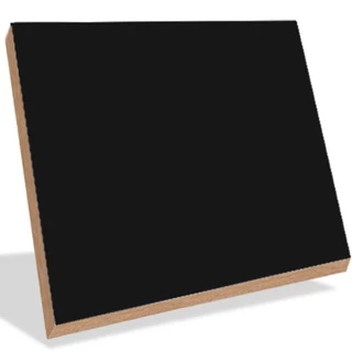 Chapa MDF Preto 15mm Placa Vários Tamanhos Tampo Prateleira MDF sob Medida