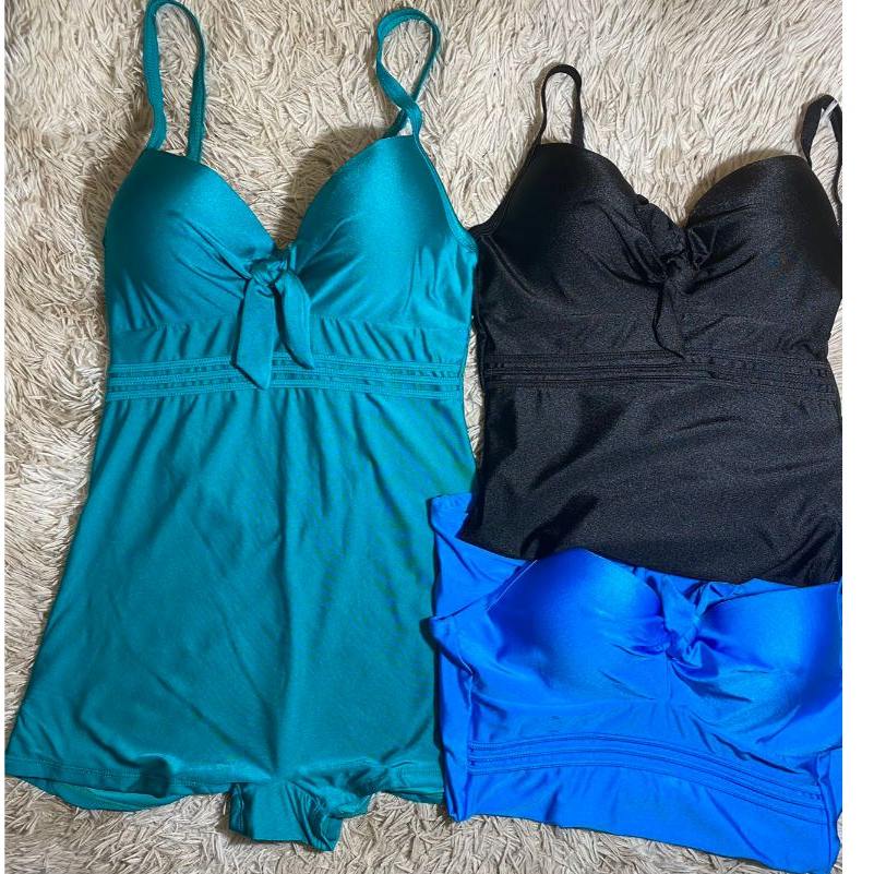 Maiô feminino de short Plus Size