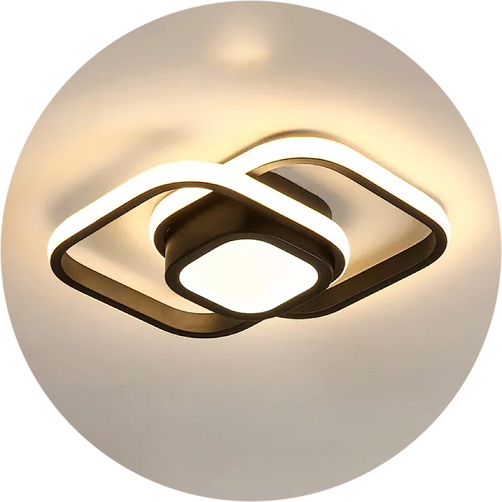 Luminaria Pendente, Lustre moderno de led para sala