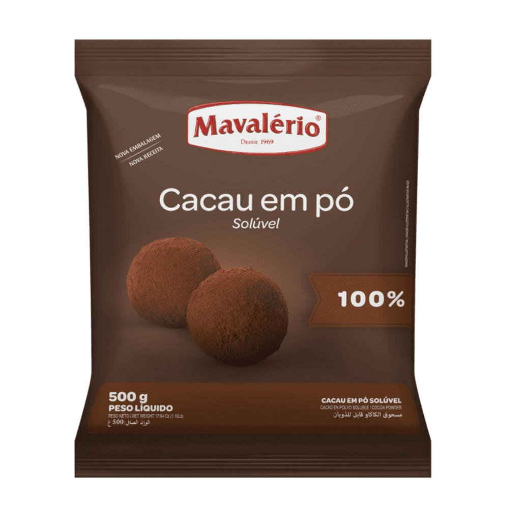 Chocolate em Pó Nobre 100% Cacau 500g Mavalério