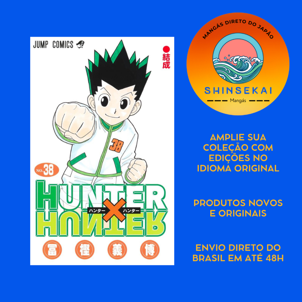 Mangá Hunter x Hunter 38 em japonês | Shopee Brasil