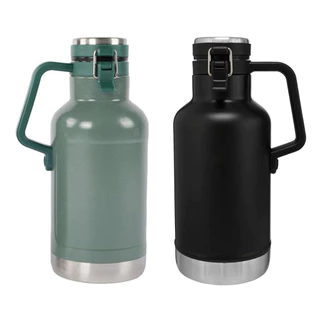 Growler Térmico Garrafa Classic 1,3 Litros Preto ou Verde