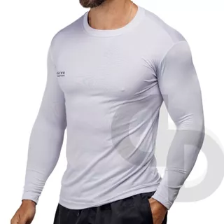 Camisa de Proteção UV Térmica Masculina Adulto Manga Longa Moda Praia Esportivo