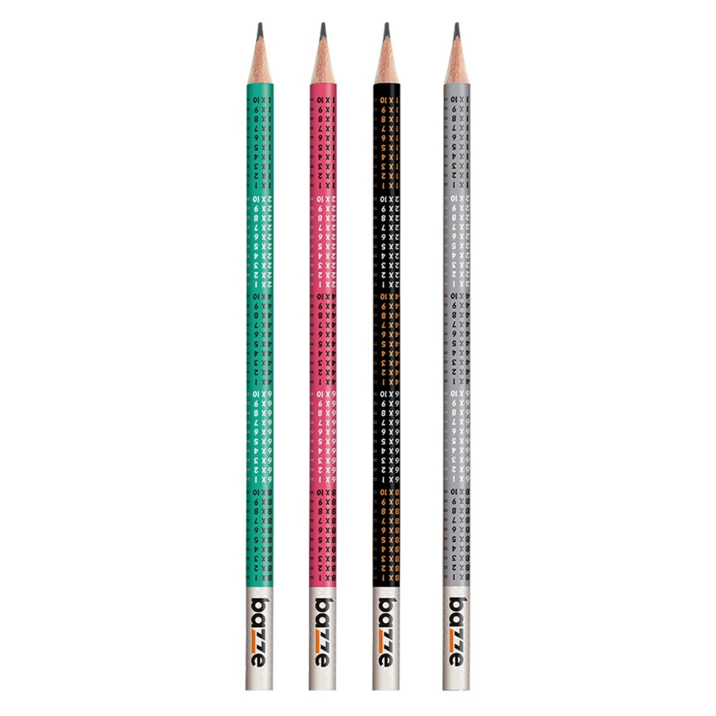 lapis grafite tabuada 2HB bazze | shopee brasil | Shopee Brasil