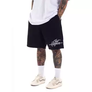Short Bermuda Moletom Casual Algodão Streetwear Estilo de Rua Moda Masculina