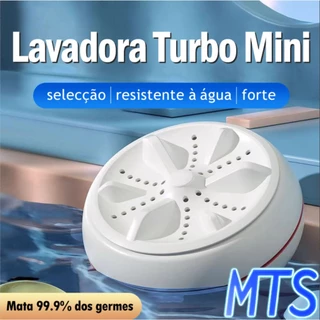 MTS Mini Máquina de Lavar Roupas Panos Toalhas Portátil Ultrassônica Lavanderia USB
