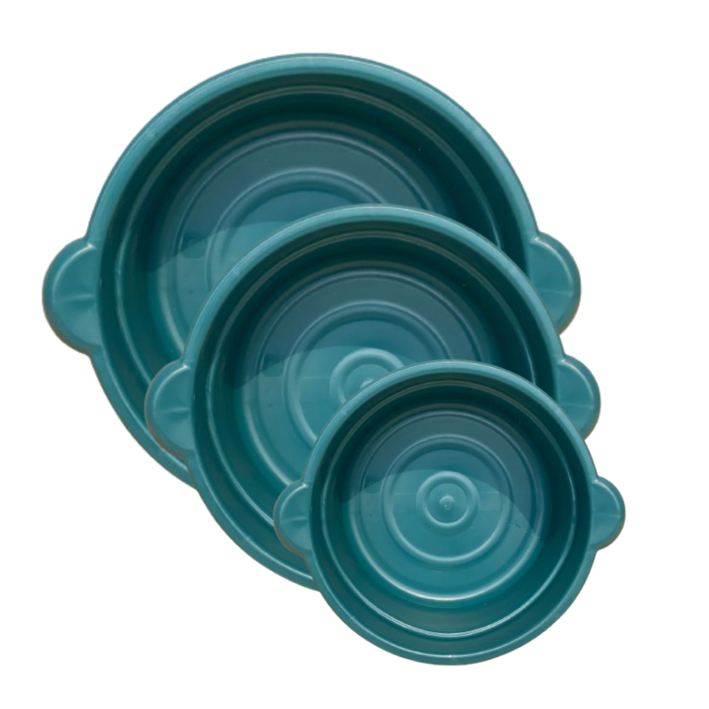 Kit 3 Bacia Plástico Reforçada Grande 35L 25L e 11,5L - Plasconex