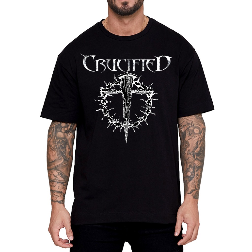 Camiseta The Crucified Hardcore e Crossover Thrash de Fresno Em Algodão ...