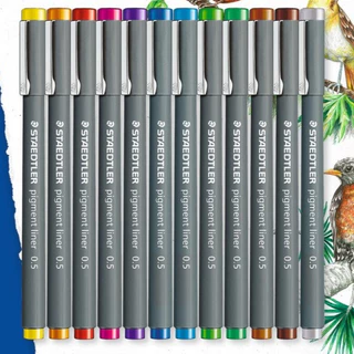 Caneta Pigment Liner Diversos Tamanhos e Cores - Staedtler /WX Gift