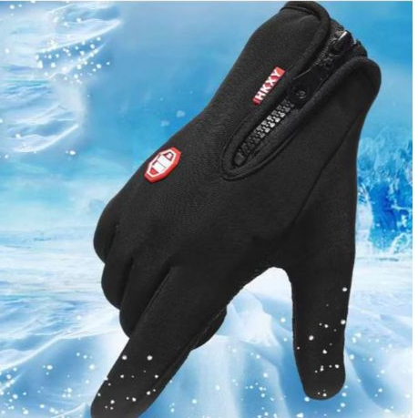 Luva De Motoqueiro Térmicas Unissex Touch Screen Impermeável Ciclista Moto Bike Bicicleta Ajustável R-A82