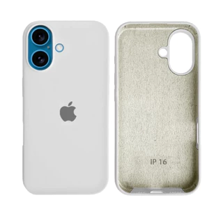 Capa Capinha Silicone Compativel Iphone 16 Lançamento 16 Pro Cores Preto/Branco 16 Pro Max Aveludada