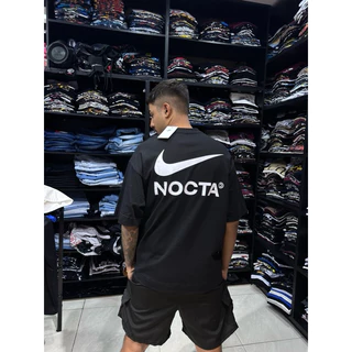 Camiseta Oversized Basica malhao 50.1 Estampada Nocta Logo Camisa 100% Algodão