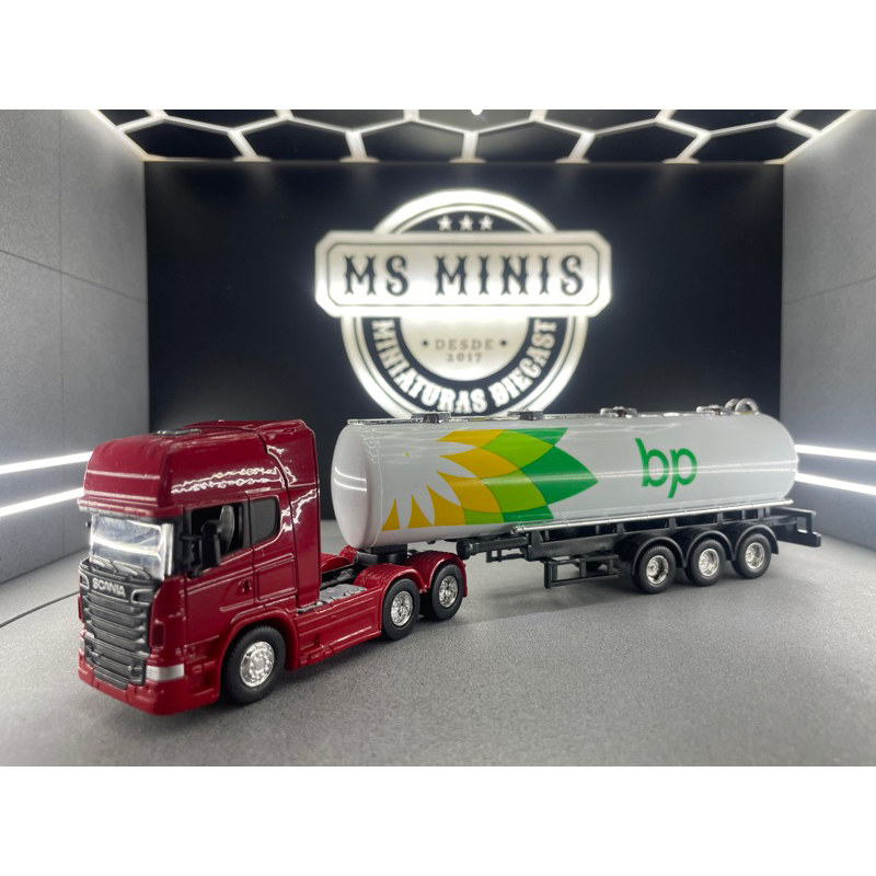 Miniatura Caminhão Scania R730 1/64 Welly