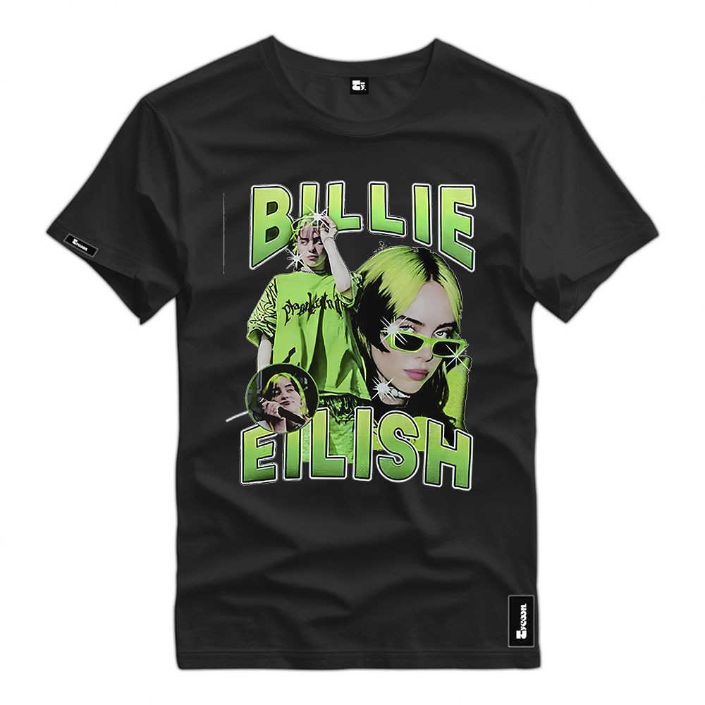 Camisa Camiseta T- Shirt Cantora Billie Eilish Algodão Premium