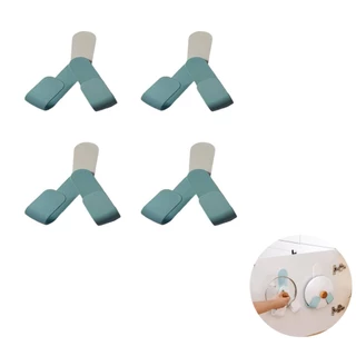 Kit 4 Peças Suporte De Tampa Da Panela Ajustável Organizer