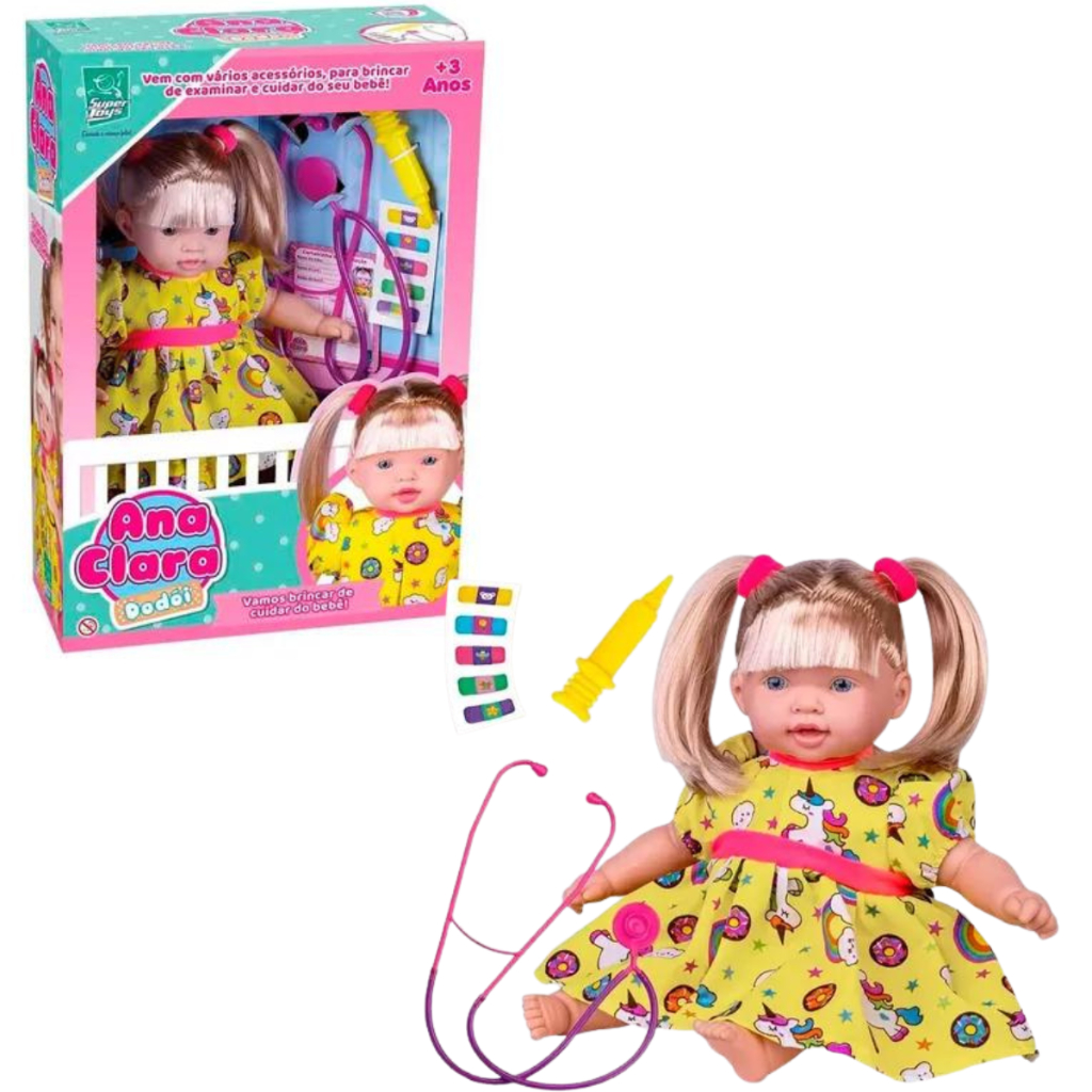 Boneca Ana Clara Dodói - Super Toys | Shopee Brasil
