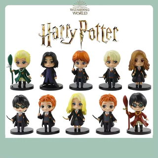 Kit 10 Pcs Bonecos Harry Potter Q Versão Figuras Filmes Em PVC Brinquedos De Harry Potter Action Figure Para Crianças