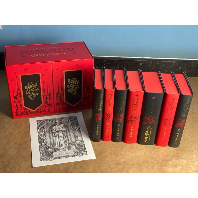 Harry potter book set gryffindor edition hotsell