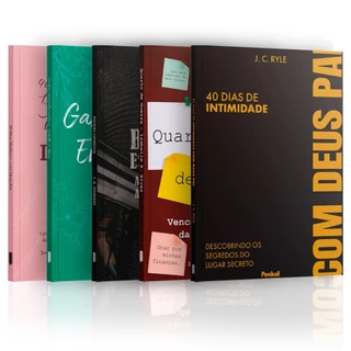 Kit 5 Livros - Forjadas pelo Fogo - Mulheres que Não Desistem da Fé