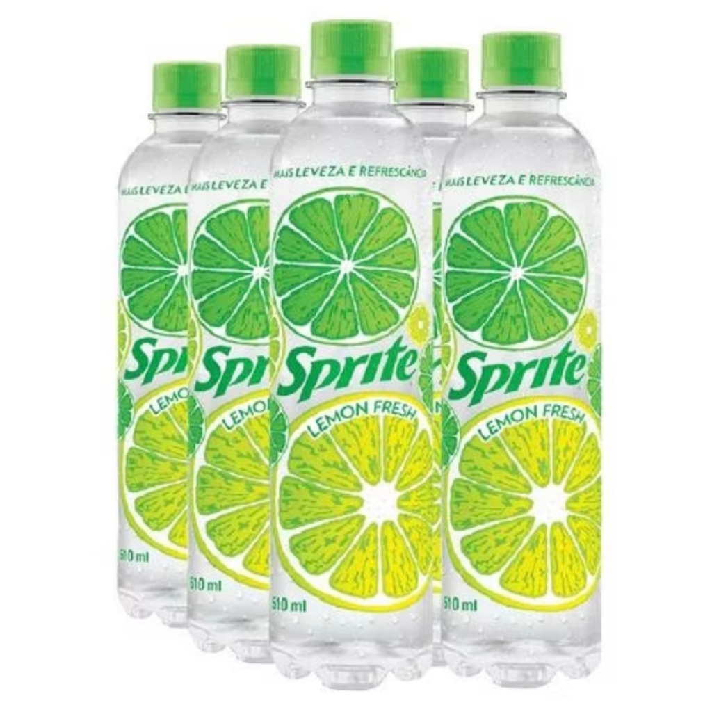 Refrigerante Sprite Fresh Lemon - 06 Unidades Sem Açucar 510ml Cada ...