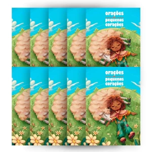 Kit de Evangelismo - 10 livros Palavras de Vida - Orações dos pequenos corações - Mulheres